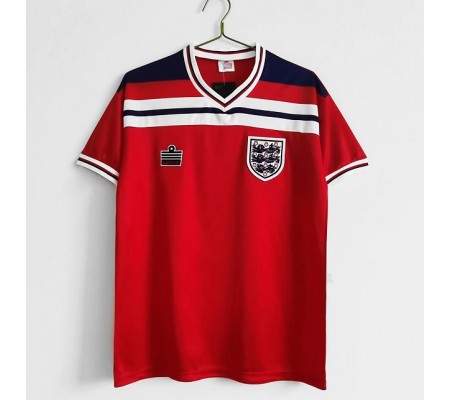 England 1982 World Cup Away Red Soccer Jersey